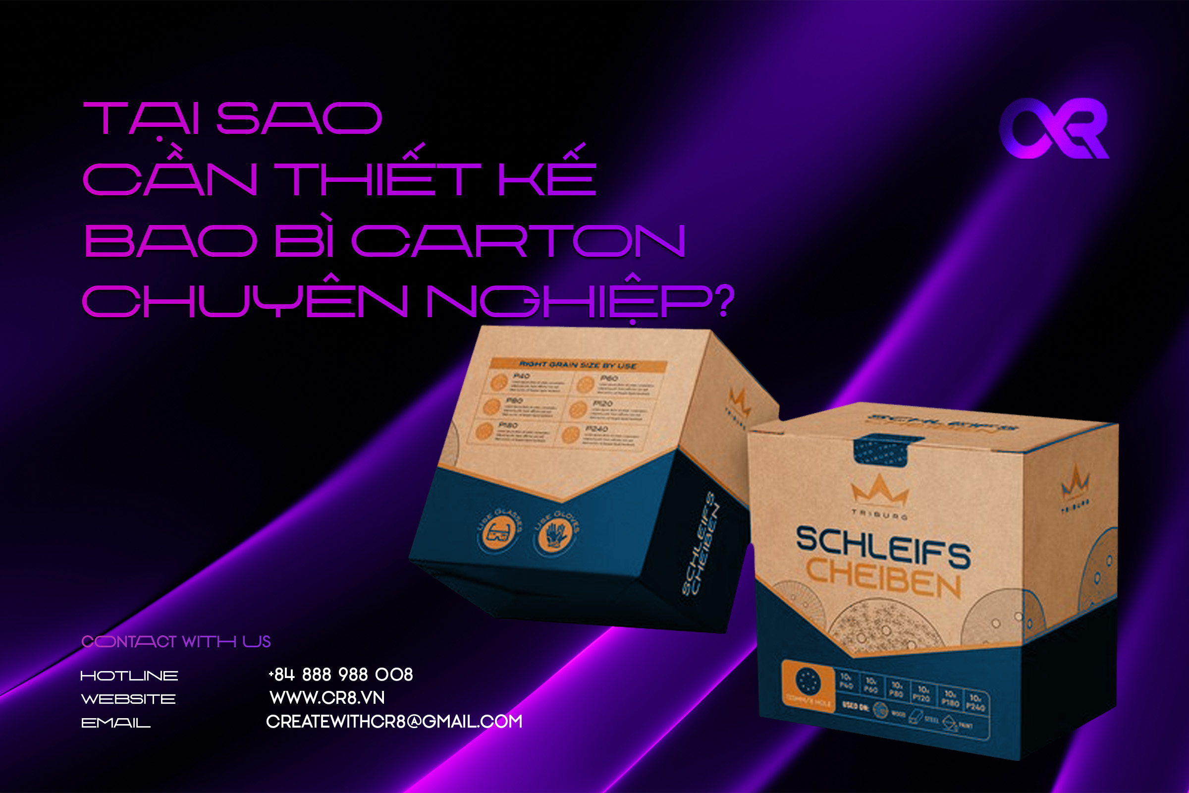 Tại sao cần thiết kế bao bì carton chuyên nghiệp?