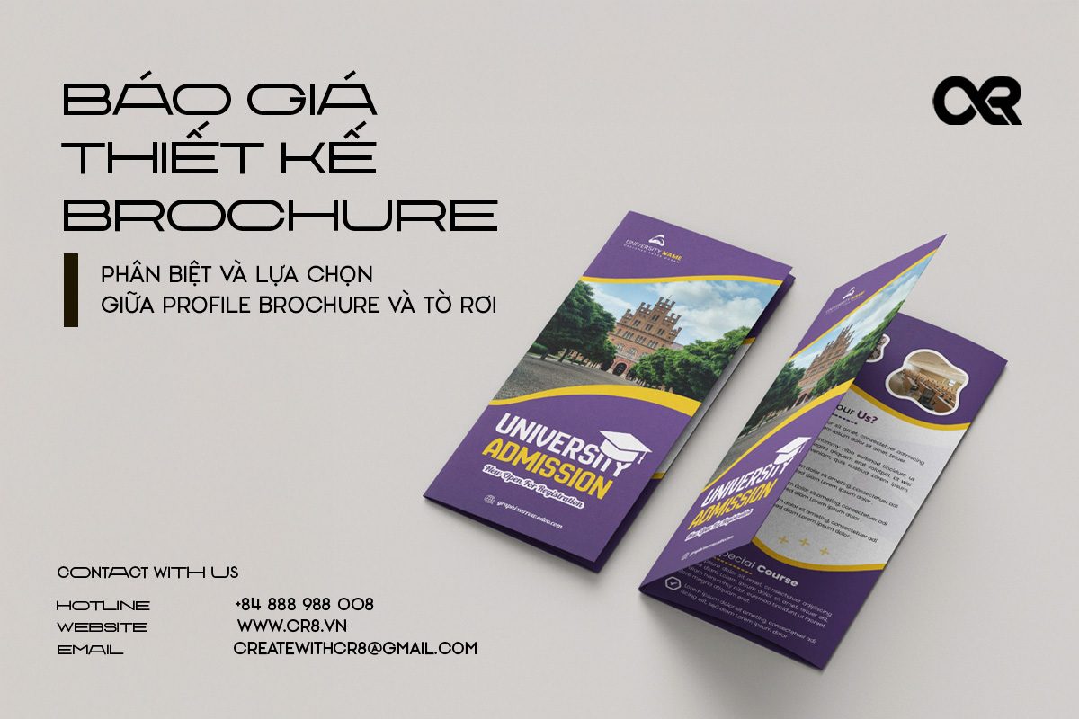 Báo Giá Thiết Kế Brochure: Phân Biệt & Lựa Chọn Giữa Profile, Brochure và Tờ Rơi