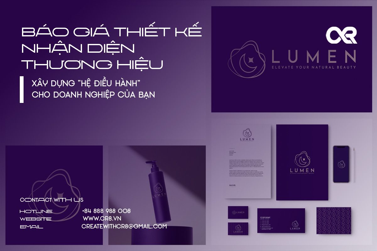 báo giá thiết kế nhận diện thương hiệu 2025: xây dựng hệ điều hành cho doanh nghiệp của bạn